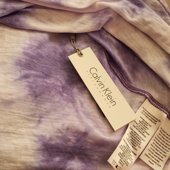 🆕️ Calvin Klein Performance Purple Sheer Tank top - Picture 5 of 5